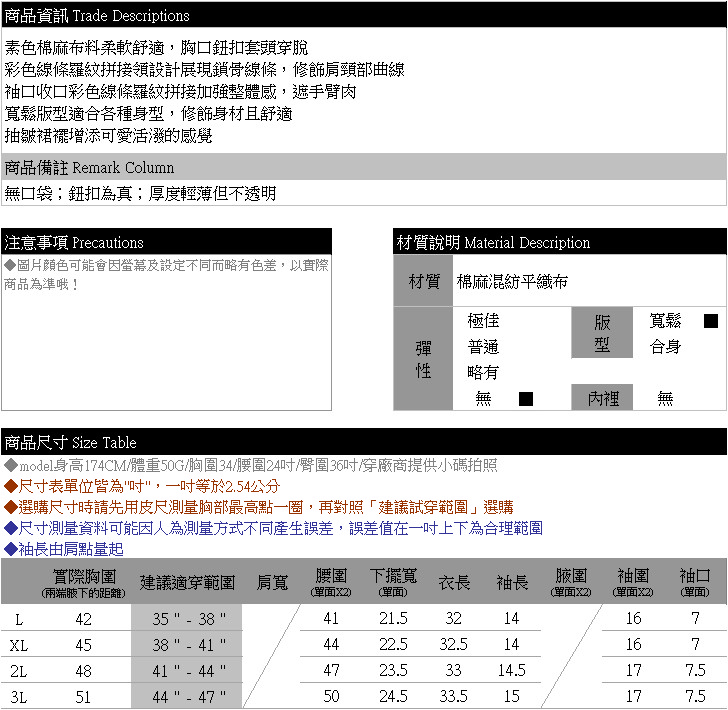 長上衣--清新可愛彩色線條羅紋邊抽皺裙襬短袖連身裙(粉.黃L-3L)-U545眼圈熊中大尺碼